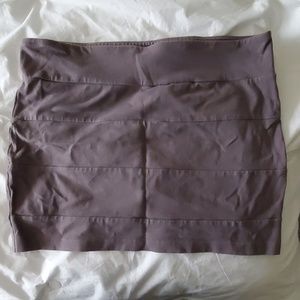 Gray tibe spandex skirt Medium